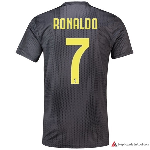 Camiseta Juventus Tercera equipación Ronaldo 2018-2019 Gris
